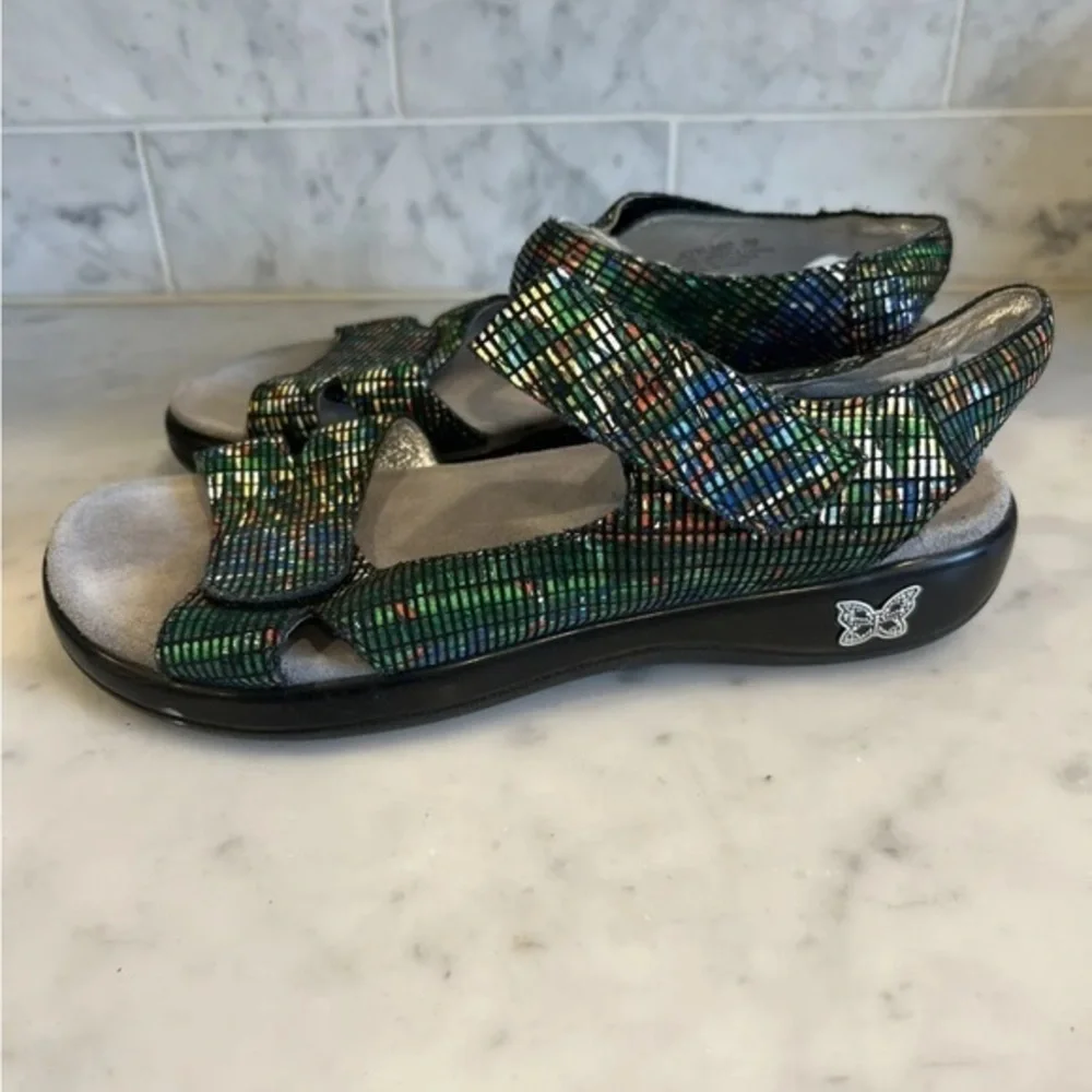 Alegria Joy River Primetime‎ Rave adjustable sandal sz 39/8